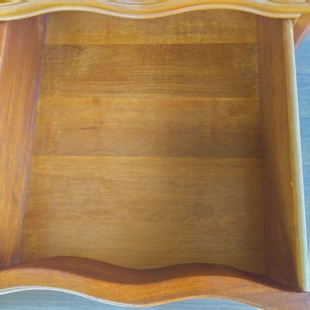 ☆花梨　5段アンティークチェスト　猫脚　美品☆