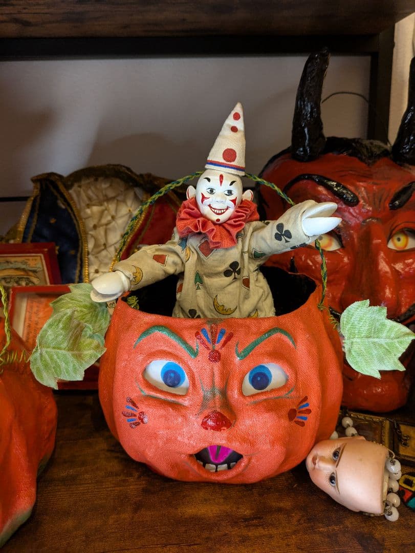 ヴィンテージハロウィン30〜40s復刻　Jack-o'-lantern Cの子