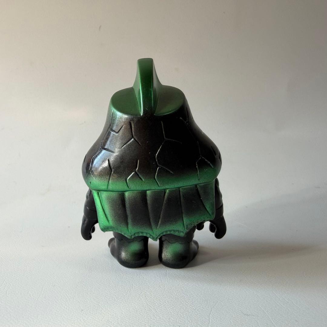 リアルヘッド　ミュータントビガロ　ミニ　ソフビ　フィギュア　緑