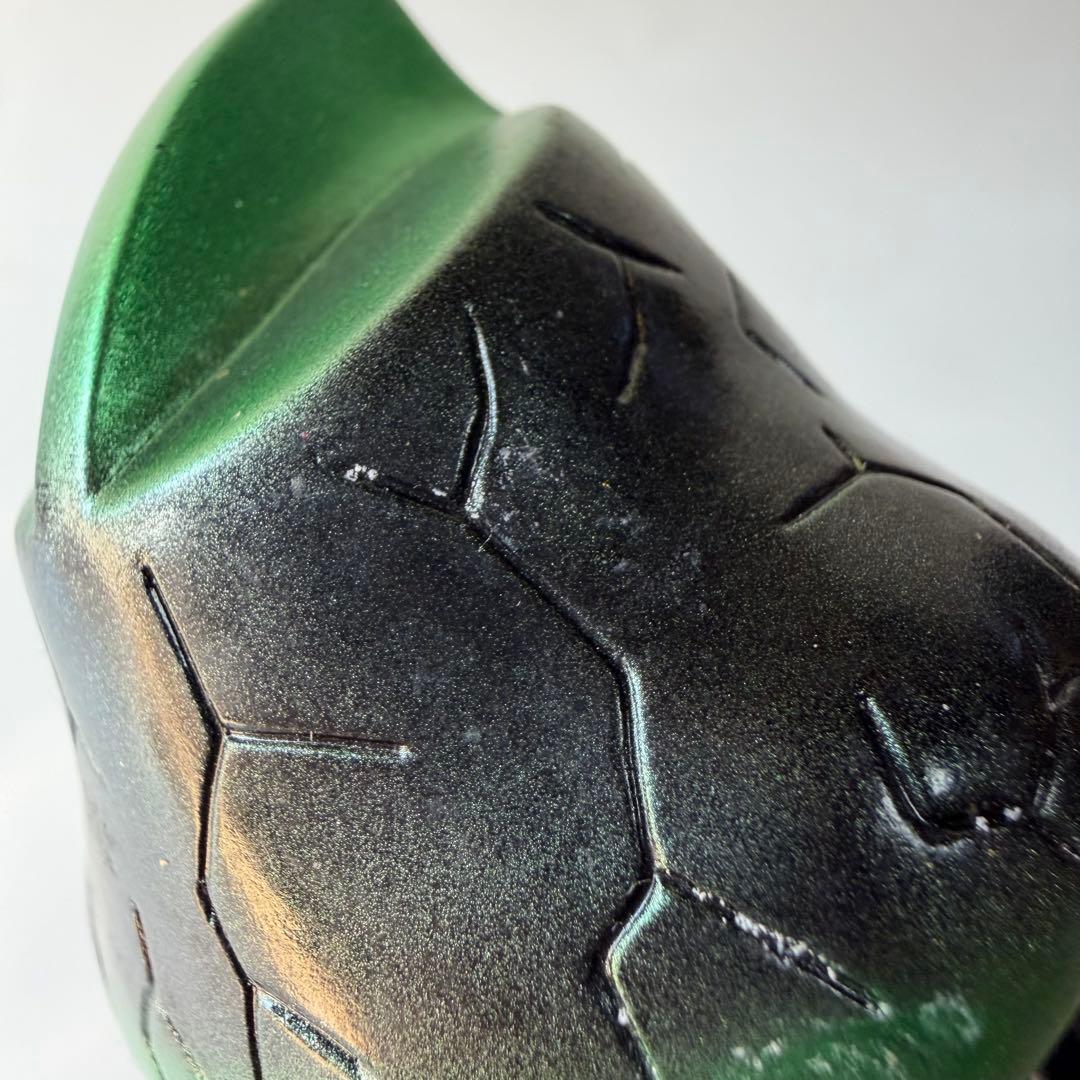 リアルヘッド　ミュータントビガロ　ミニ　ソフビ　フィギュア　緑