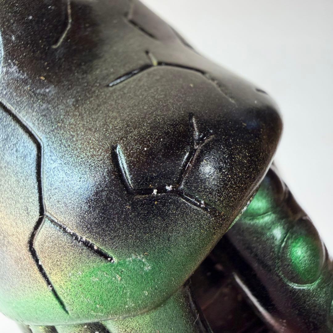 リアルヘッド　ミュータントビガロ　ミニ　ソフビ　フィギュア　緑