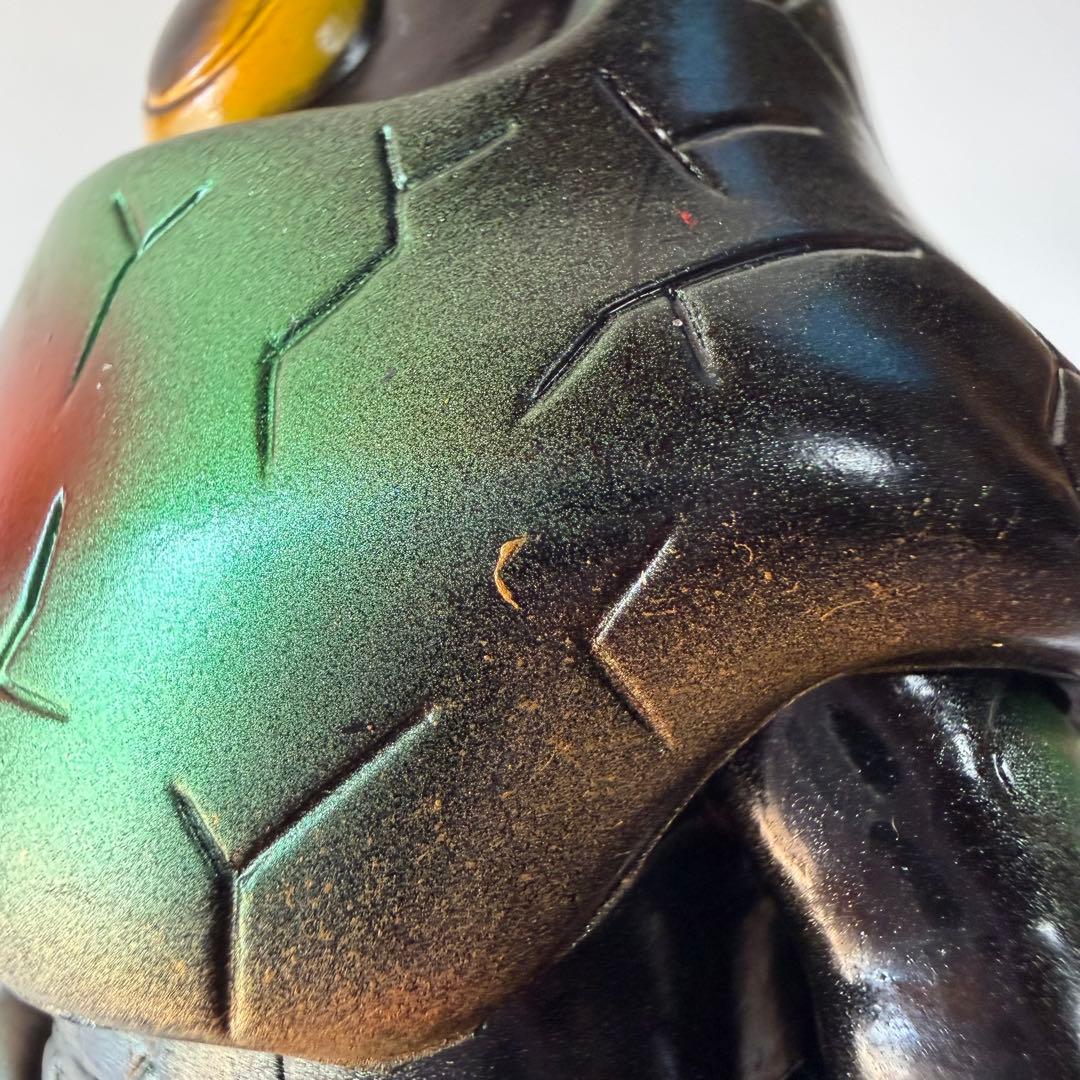 リアルヘッド　ミュータントビガロ　ミニ　ソフビ　フィギュア　緑