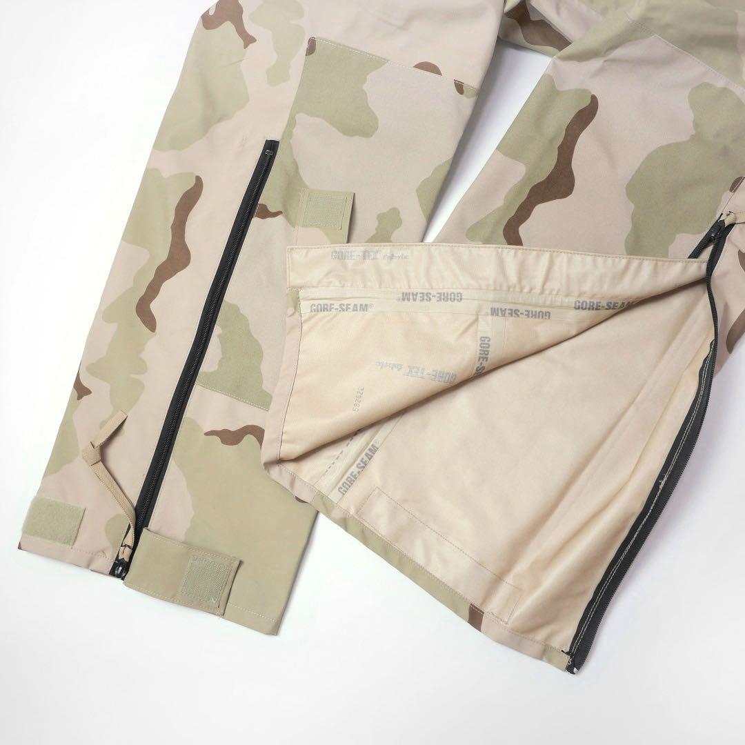 デッドECWCS米軍ミリタリー デザートカモ ゴアテックスパンツSRエクワックス