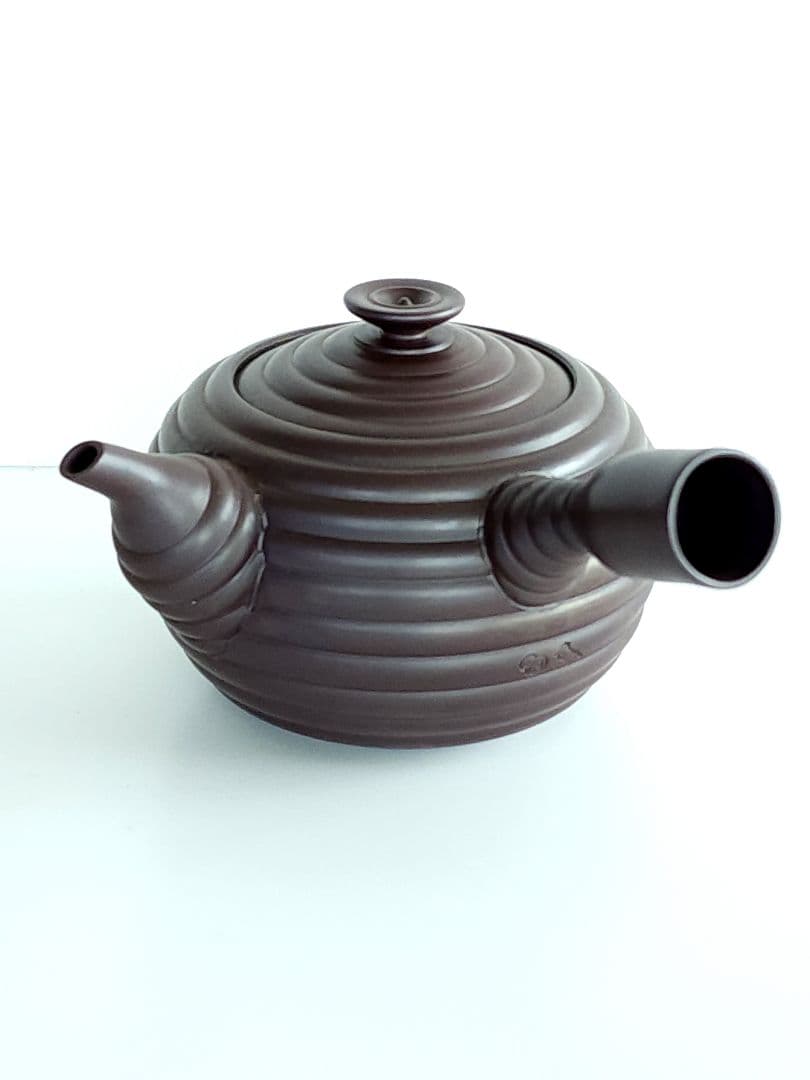 萬古焼 無形文化財 清水醉月 急須 在銘 清泉　 酔月 窯印