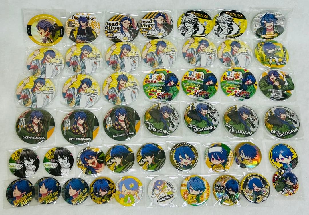 ヒプノシスマイク 有栖川帝統 fling posse 缶バッジ アクスタ　セット