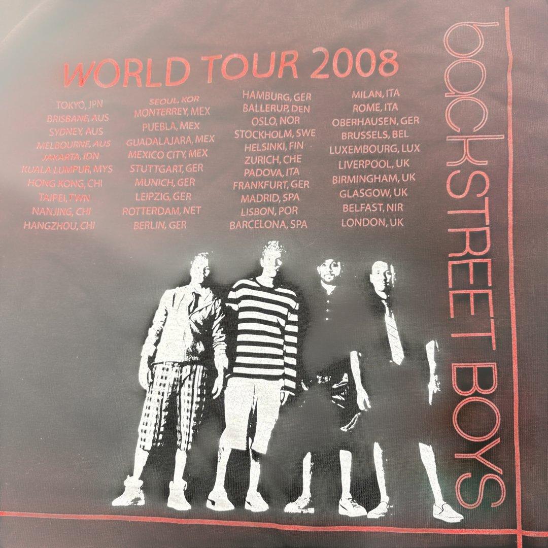 バックストリート・ボーイズ 2008ツアーTシャツ Lサイズ
