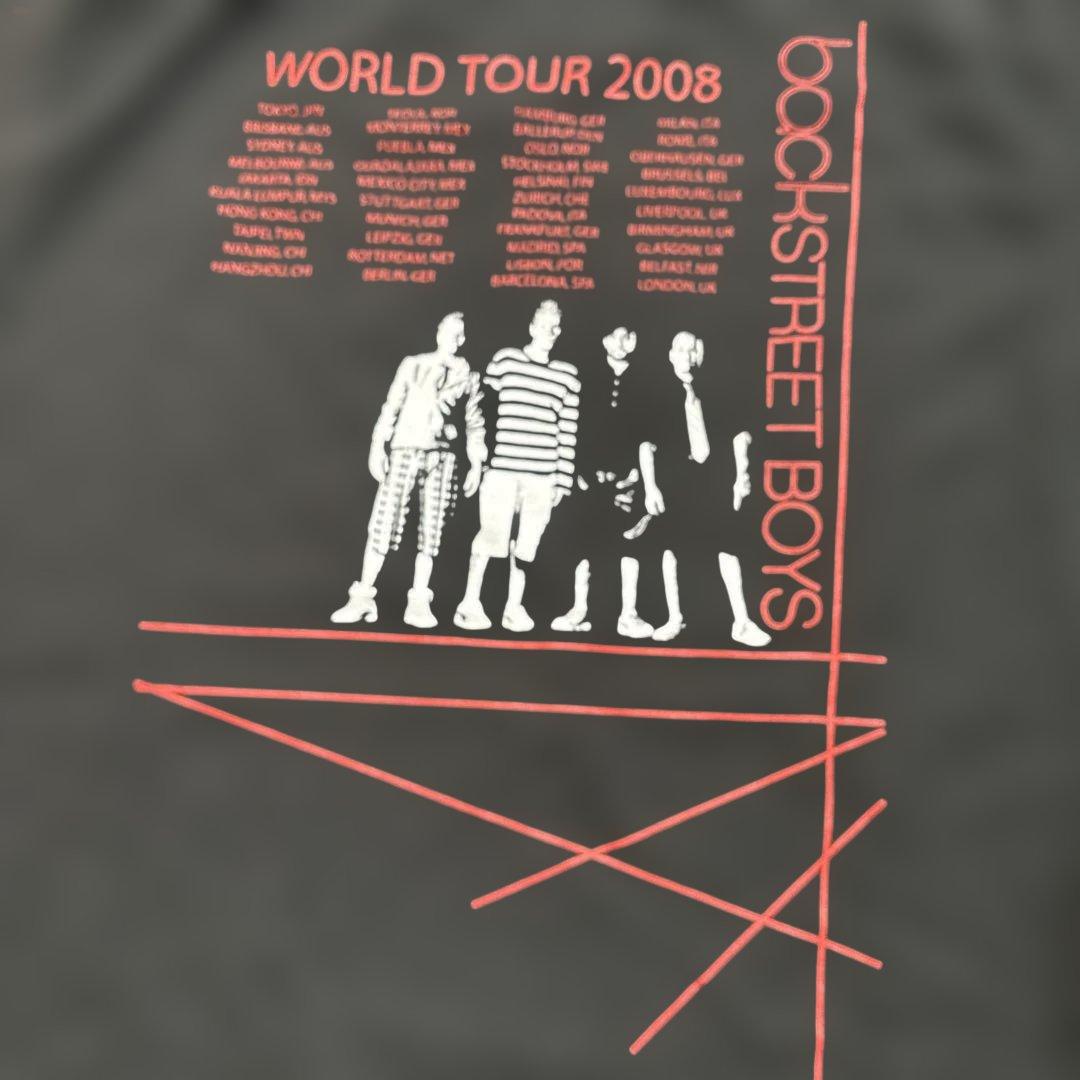 バックストリート・ボーイズ 2008ツアーTシャツ Lサイズ