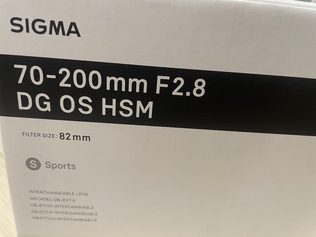 SIGMA シグマ Sports 70-200mm F2.8 DG OS HSM
