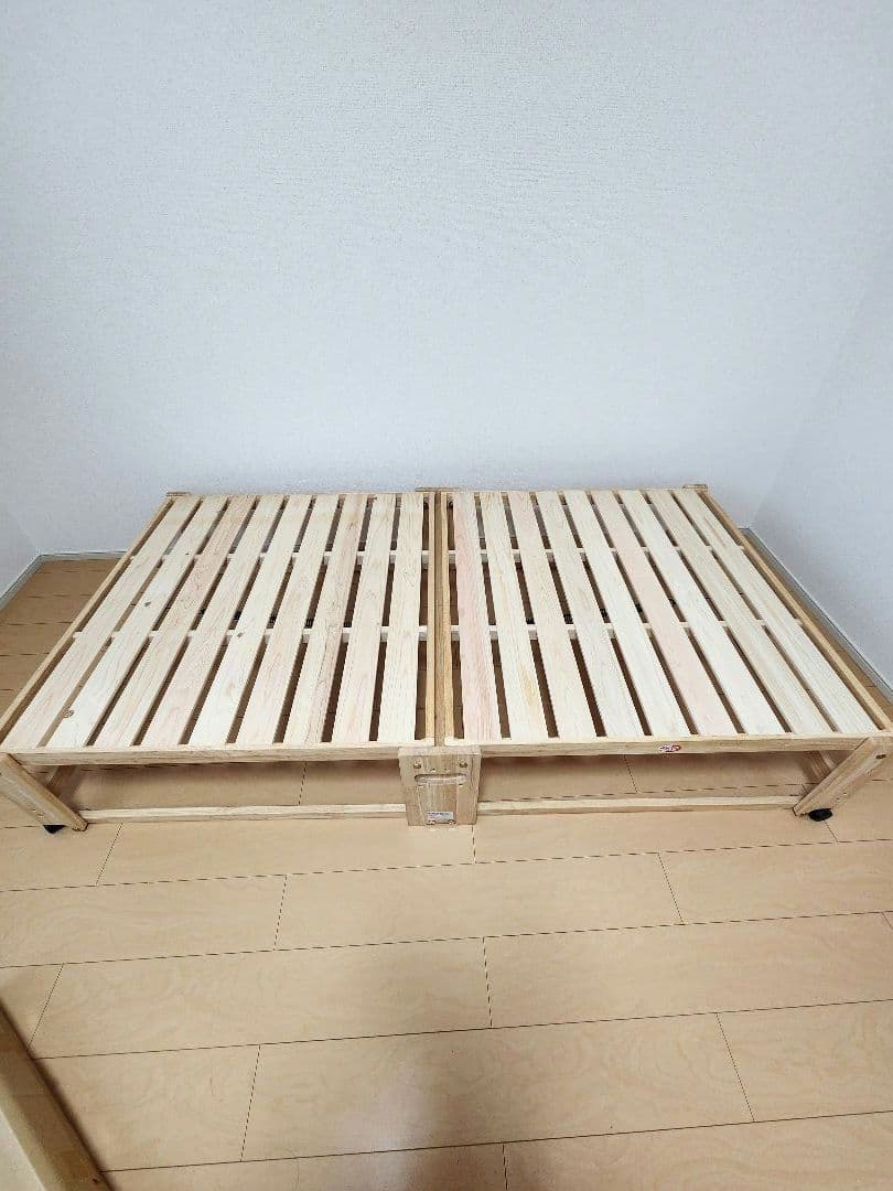 中居木工 折りたたみ式ベッド ハイタイプ(数回使用)