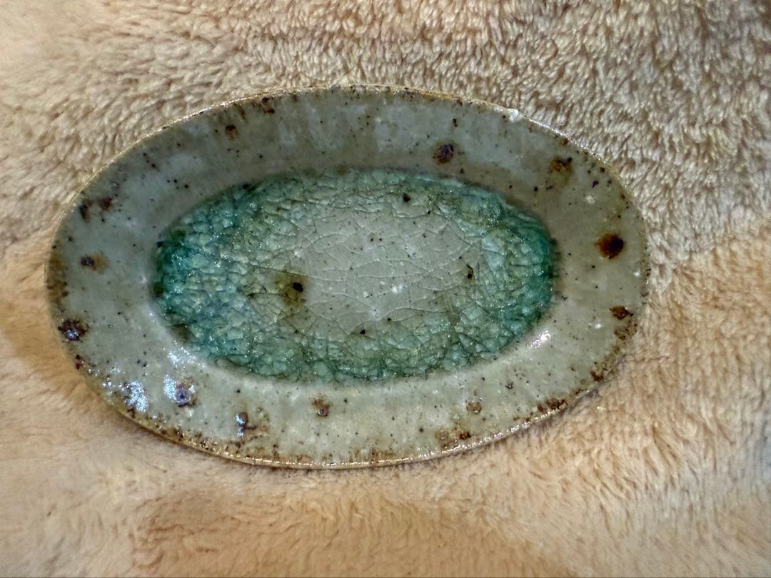 宮城陶器　オーバルプレート＆八角　小　2点セット