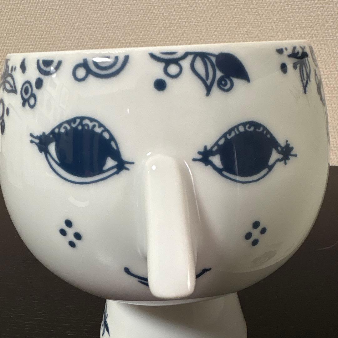 【新品】ビヨンヴィンブラッド　Jiliane　ブルー　フラワーポット　箱付き