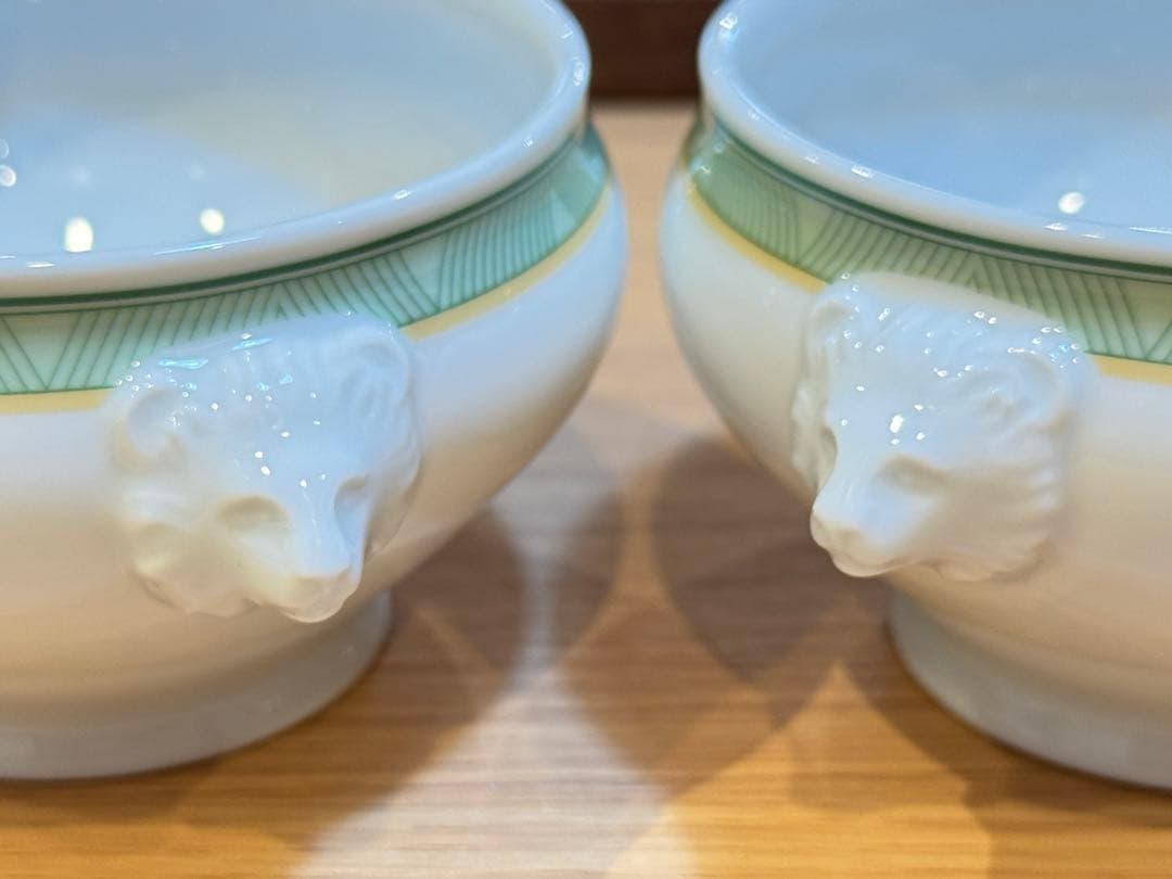 2A8093【フッチェンロイター】メドレー パークレーン スープボウル 2個