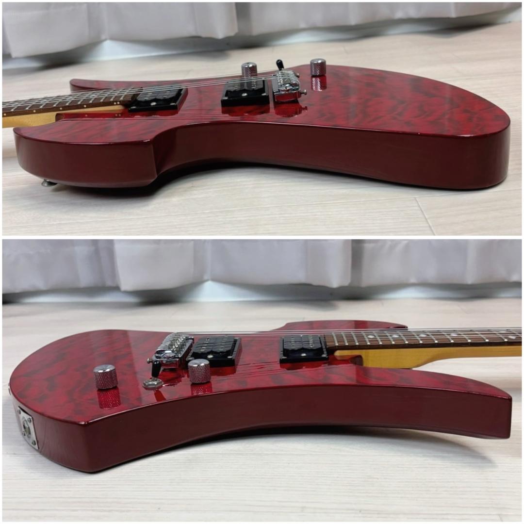 美品 B.C.Rich モッキンバード レッド 虎目