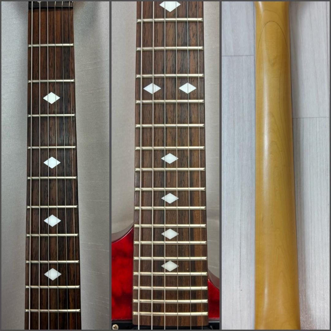 美品 B.C.Rich モッキンバード レッド 虎目