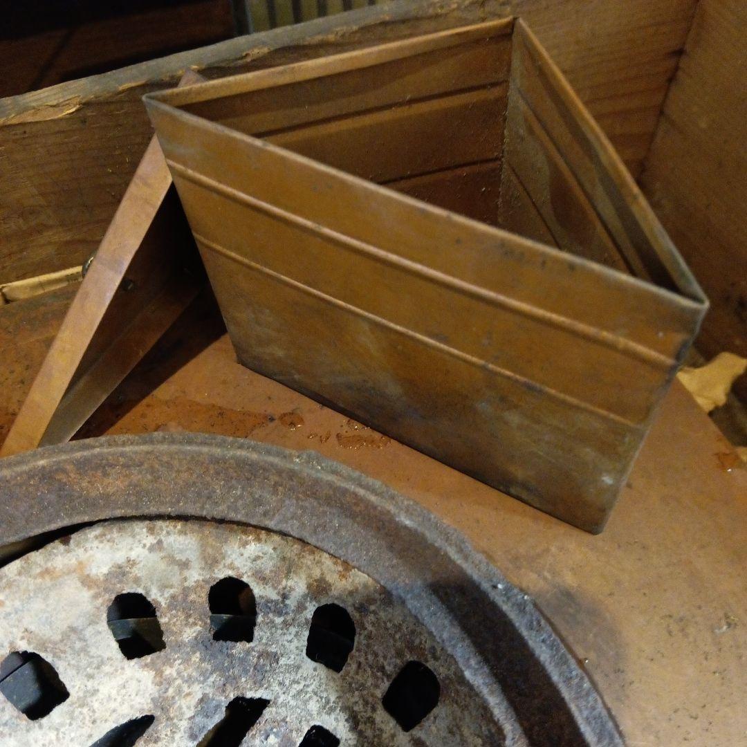 燗銅壺　昭和レトロ当時物　古道具 湯燗器 熱燗器　銅壷 銅壺 古民具