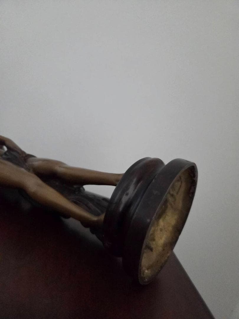 アンティーク ブロンズ像