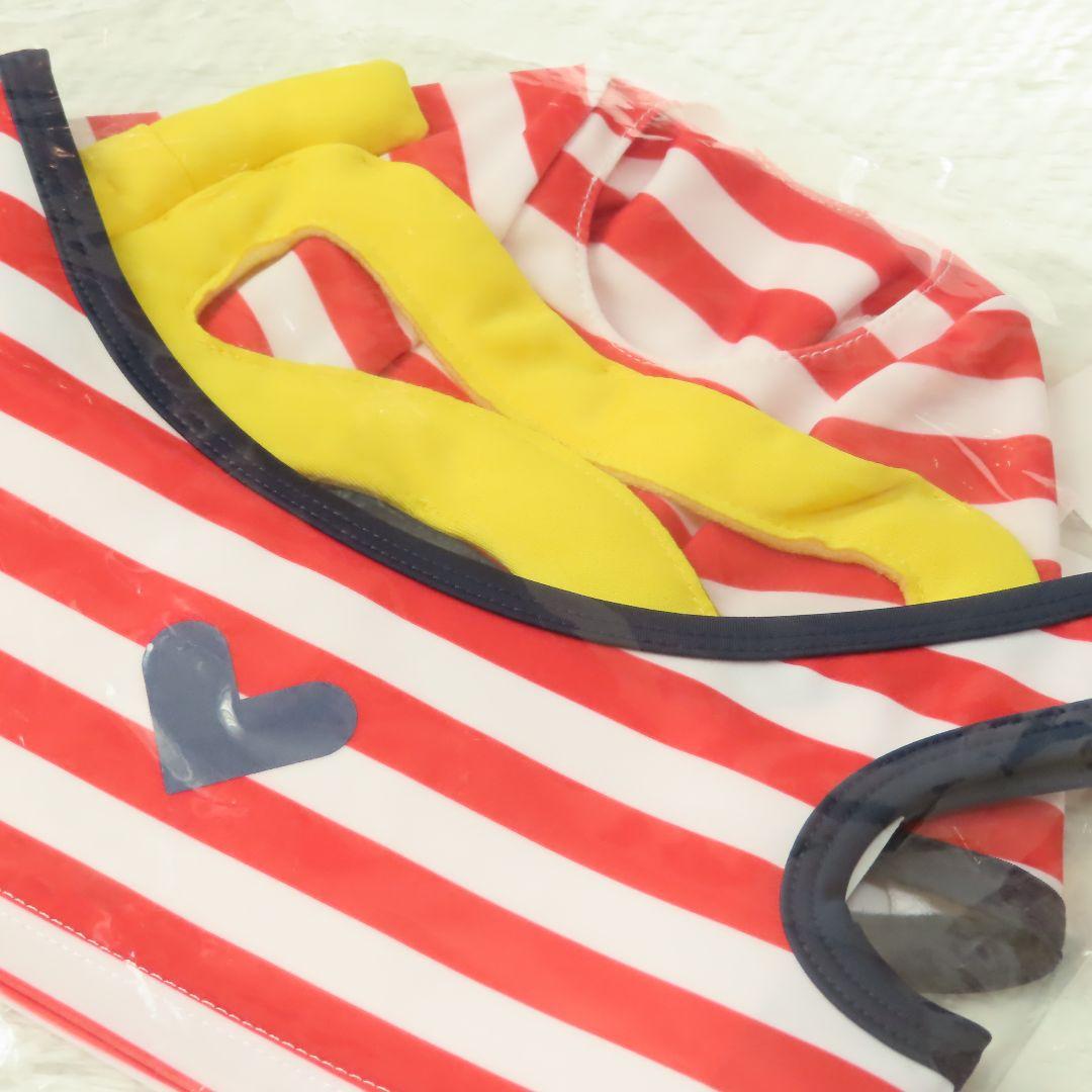 新品完売品【LOVOT】ラボット ボーダータンクトップ シュノーケル付 水着