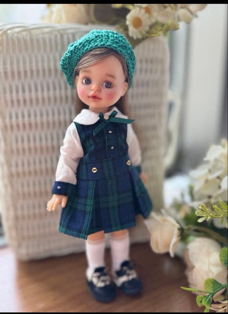 パオラレイナ ミニ用 ワンピース、帽子、靴下3点セット