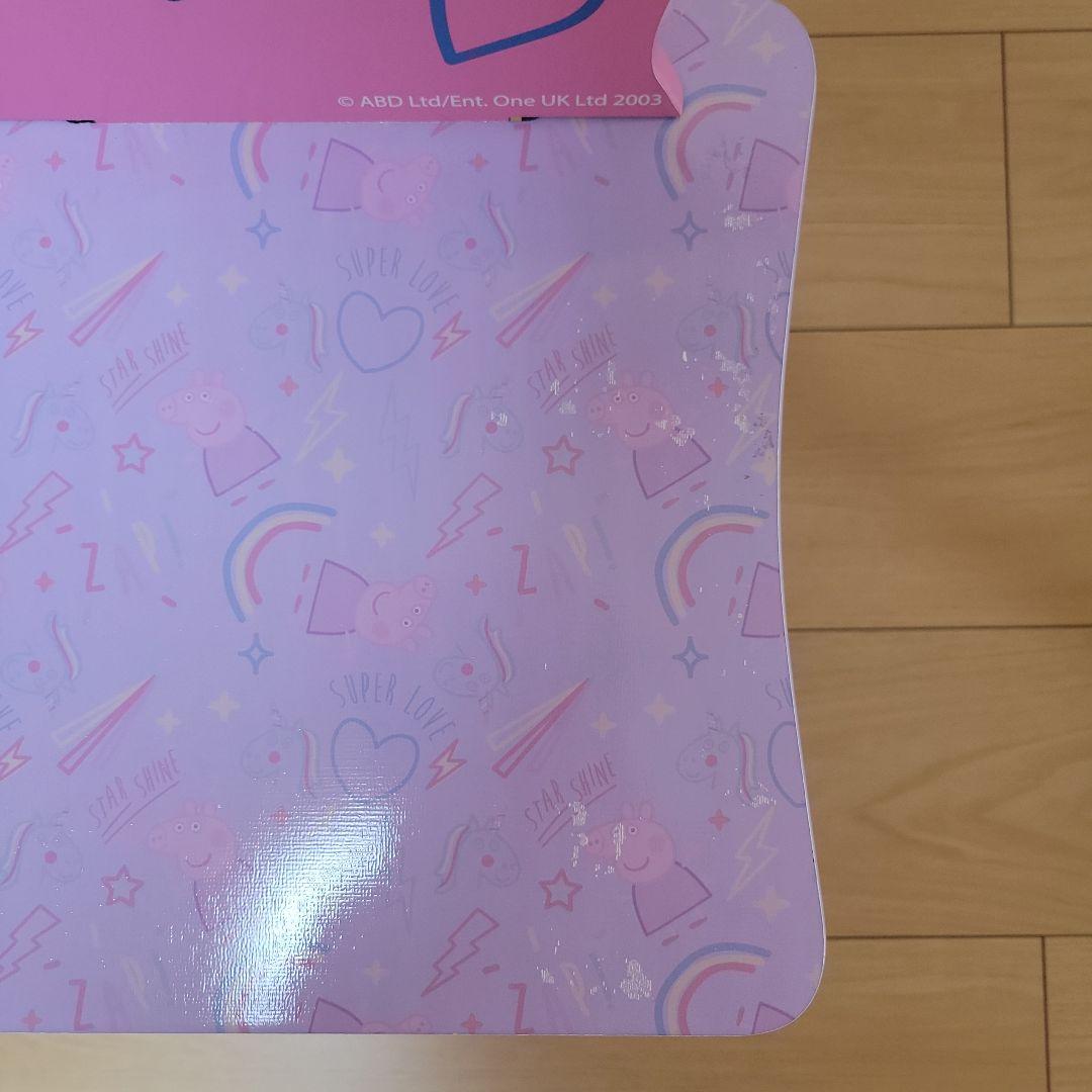 【首都圏限定納品】peppa pig ペッパピッグ テーブル＆チェアセット