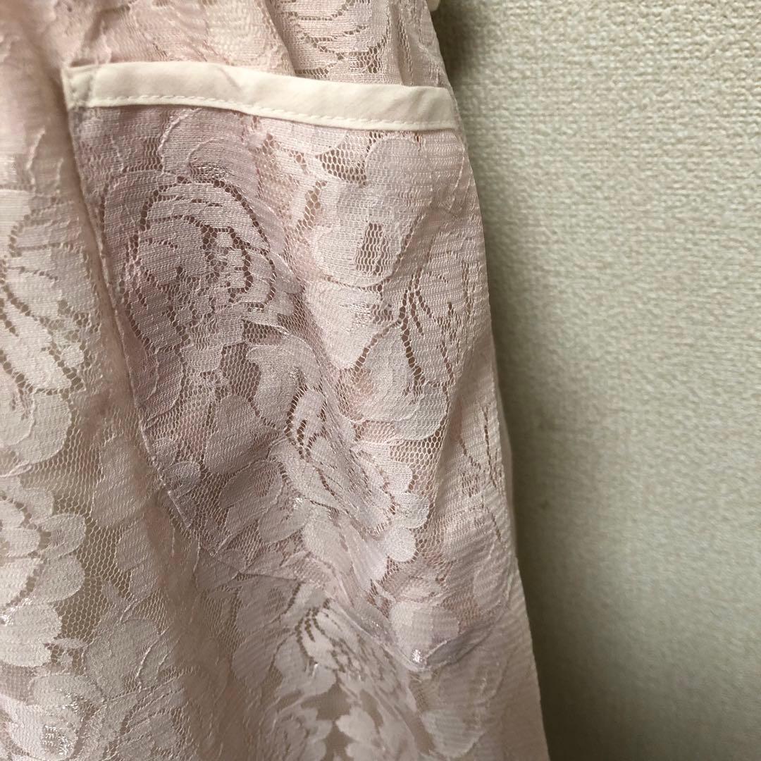 総レースエプロン レトロ 日本製