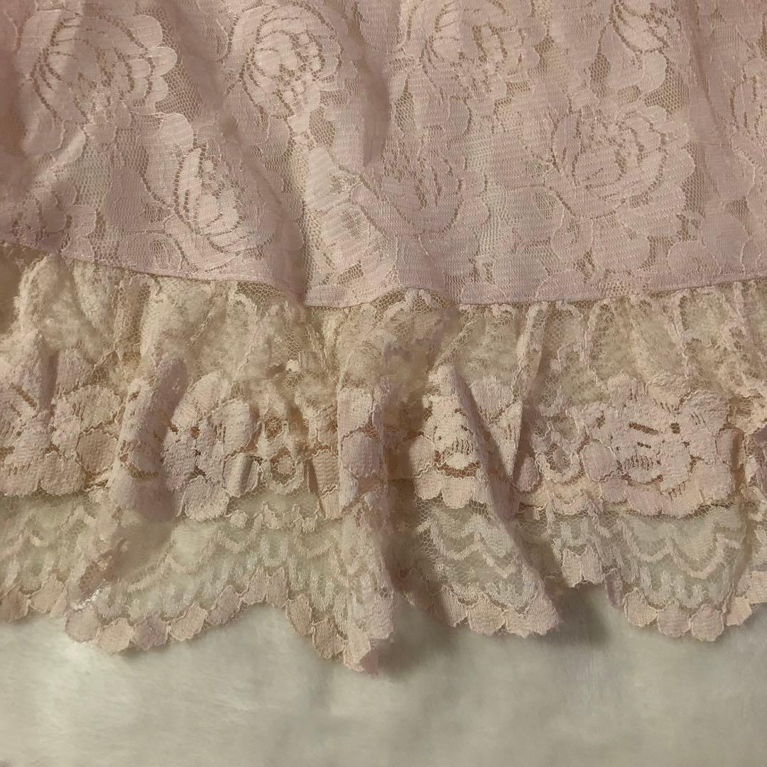 総レースエプロン レトロ 日本製