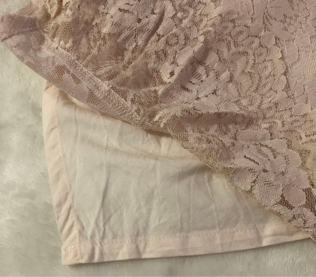 総レースエプロン レトロ 日本製