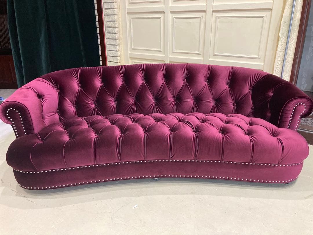 定価33万 Jennifer Taylor ジェニファーテイラー ベロア ソファ