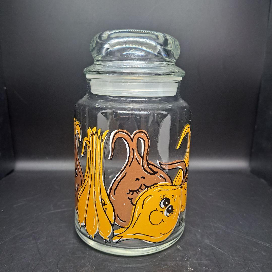 アンカーホッキング　ガラス　ヒルディー　キャニスター　ジャー　ヴィンテージ