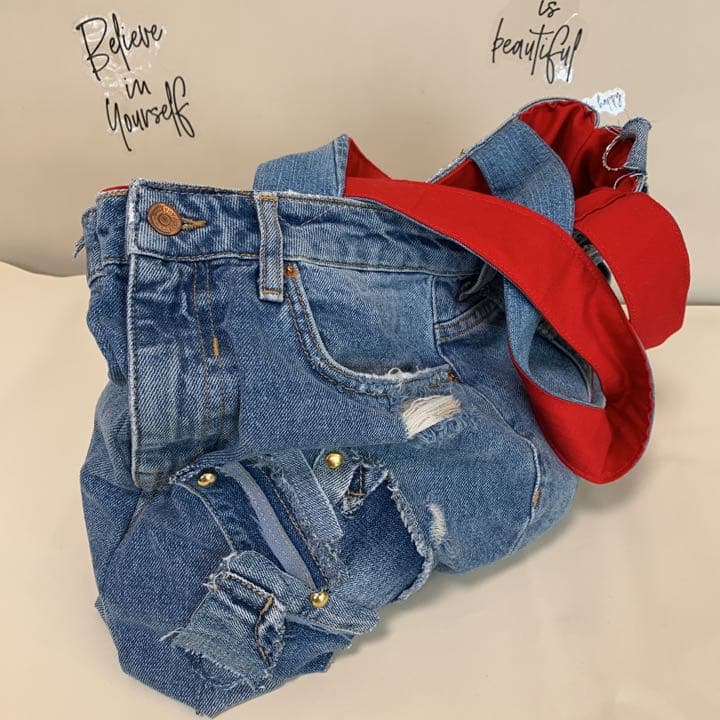 デニムリメイク Lsize トートバッグ 20'275