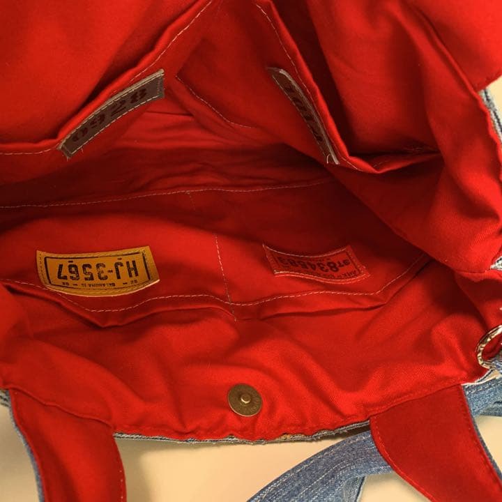 デニムリメイク Lsize トートバッグ 20'275