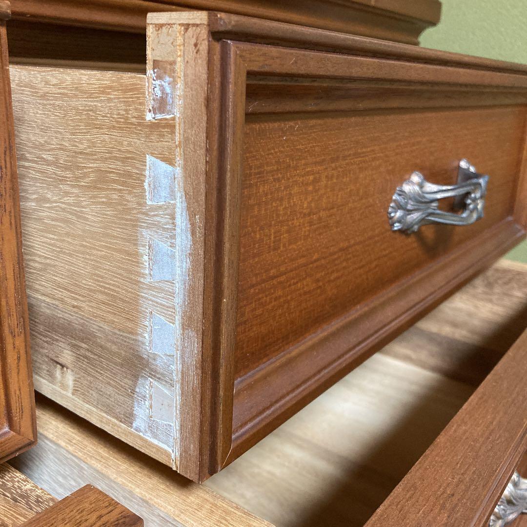 最終価格‼️高級婚礼　桐整理ダンス　府中家具　昭和レトロ　アンティーク北欧風