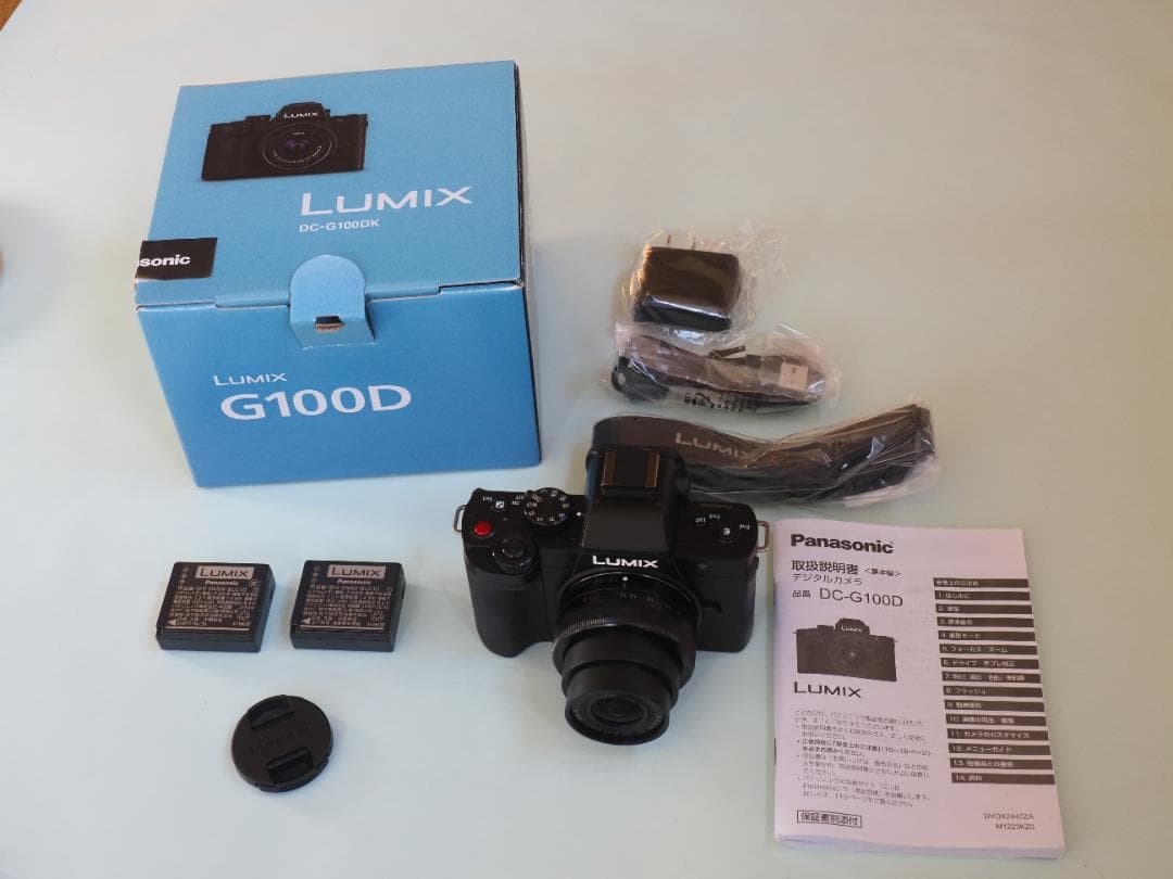 LUMIX ミラーレス一眼 12-32mmレンズ付き DC-G100DK-K