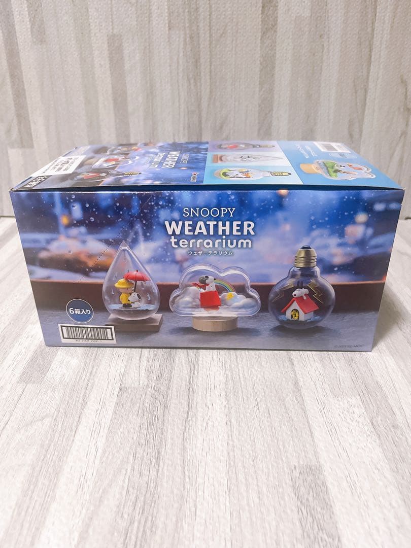 SNOOPY WEATHER terrarium 6個セット
