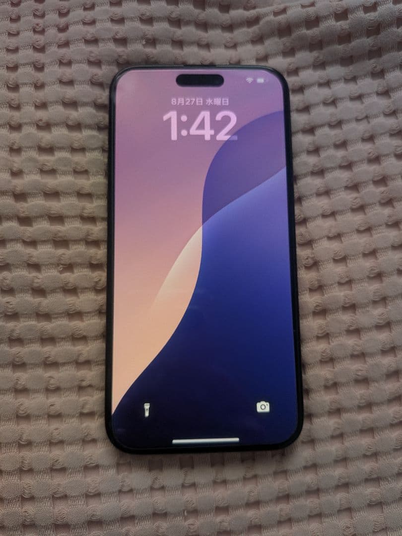 【極美品】iPhone15plus128GB ブラック　simフリー