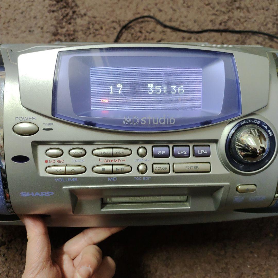 MD Studio CD・MD・カセットデッキ MD-F150-A　シャープ