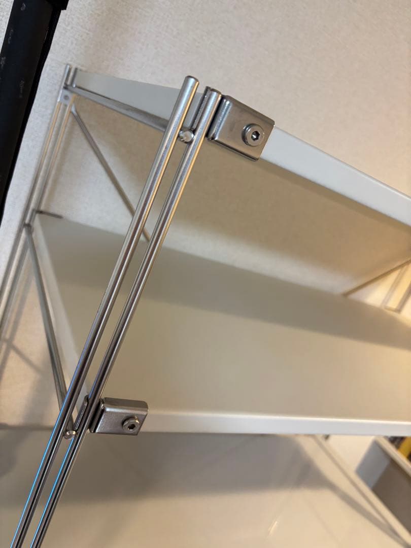 無印良品　ステンレスユニットシェルフ　ワイド　大