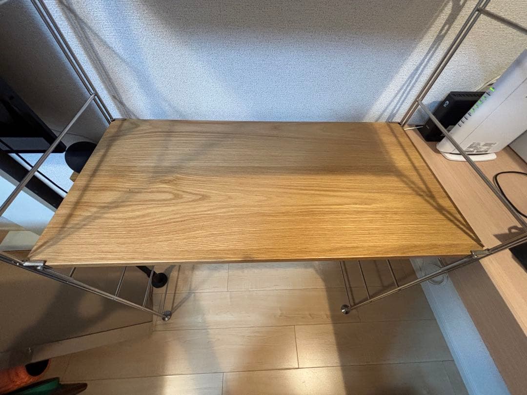 無印良品　ステンレスユニットシェルフ　ワイド　大