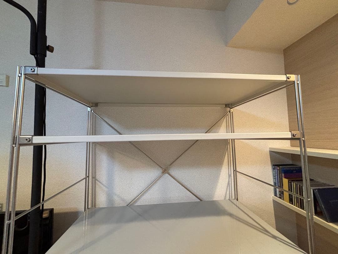 無印良品　ステンレスユニットシェルフ　ワイド　大