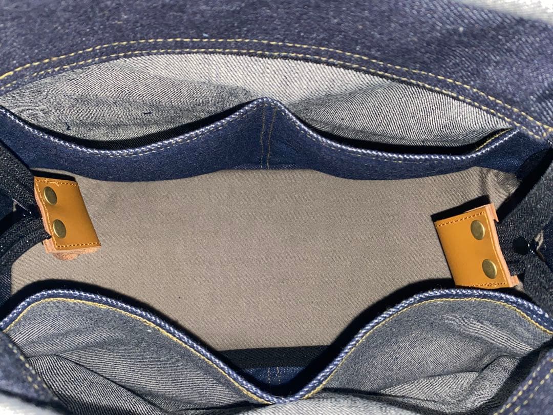 ☆岡山デニム&ステンシル☆パグ☆パグ☆リュック対応☆4wayあおりバッグ