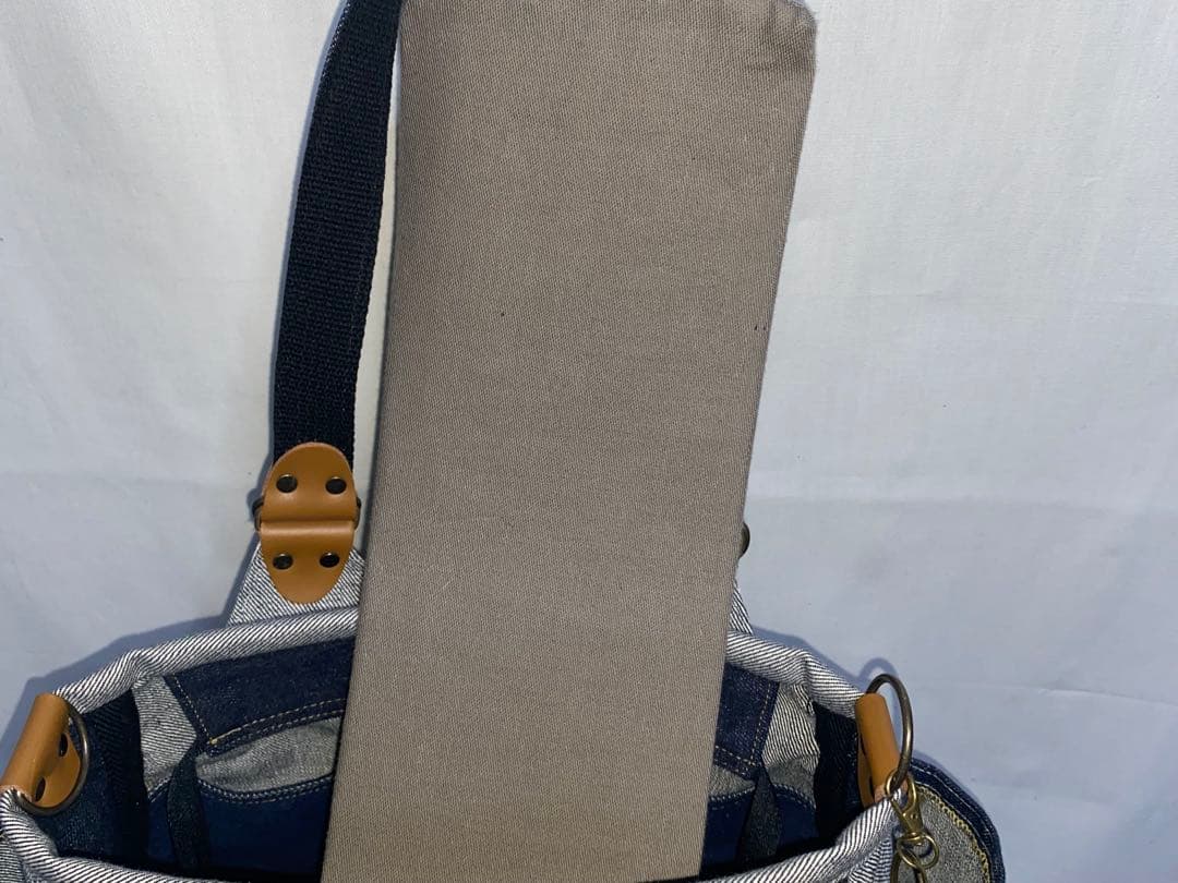 ☆岡山デニム&ステンシル☆パグ☆パグ☆リュック対応☆4wayあおりバッグ