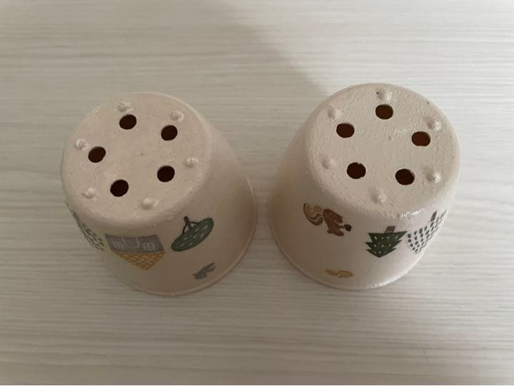 リメイク鉢（リメ鉢）プラ鉢2個セットNo.77 多肉サボテン用