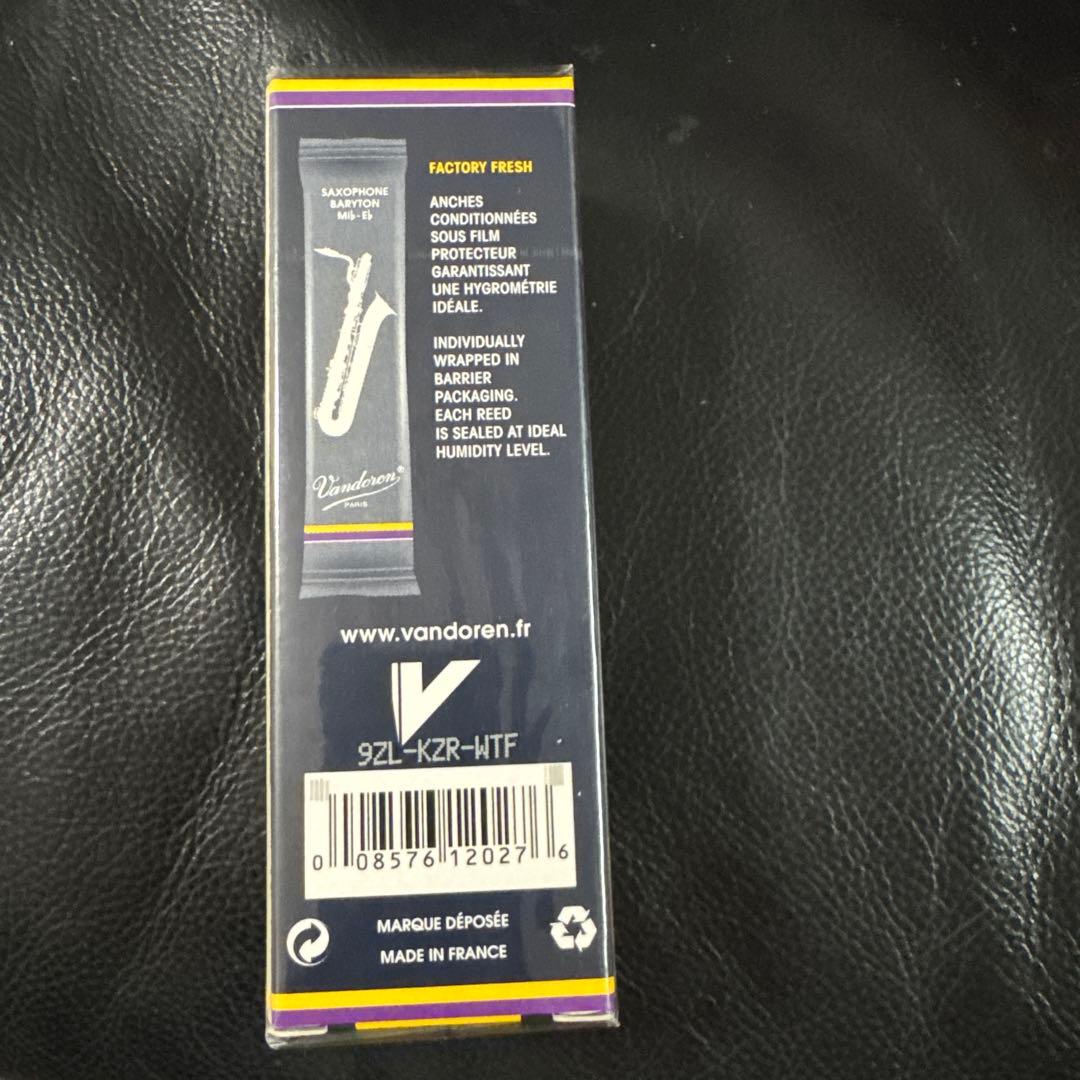 Vandoren バリトンサックスリード 3 １箱