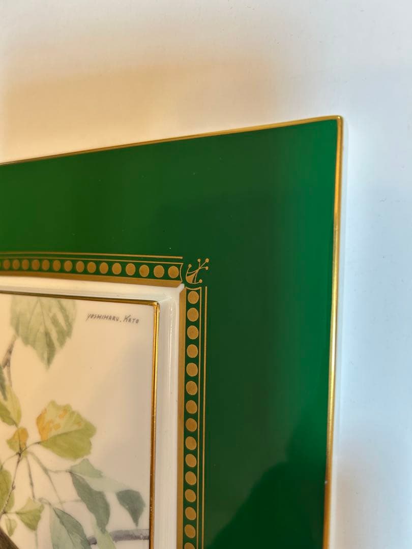 Sango MAGNA (三郷陶器) 加藤吉春 陶画　陶板　タイル　鳥