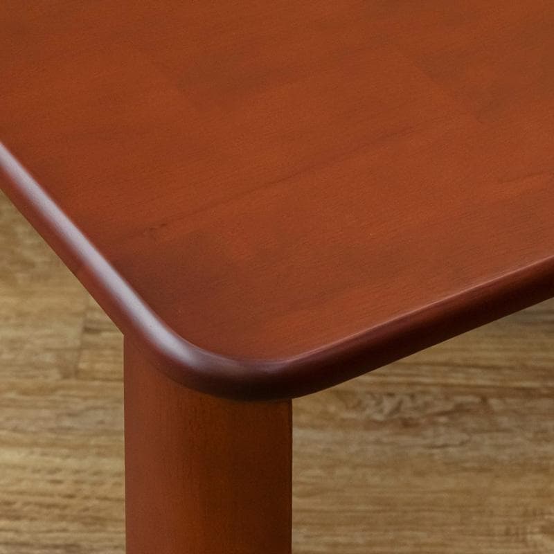 【新品・送料無料】【完成品】継脚付　ウッディテーブル　120×60　BR/NA