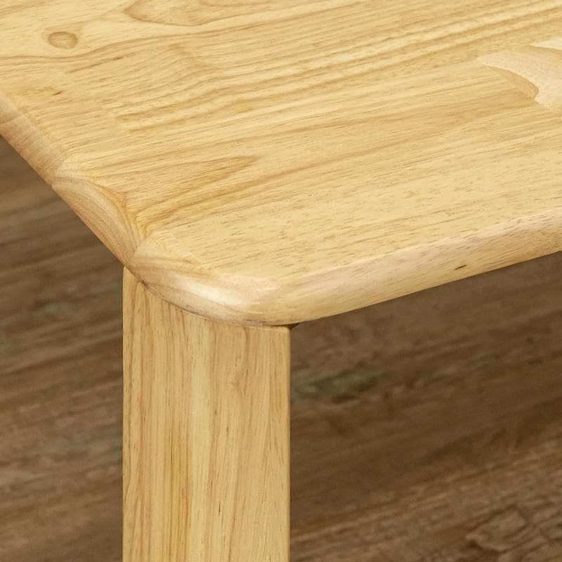 【新品・送料無料】【完成品】継脚付　ウッディテーブル　120×60　BR/NA