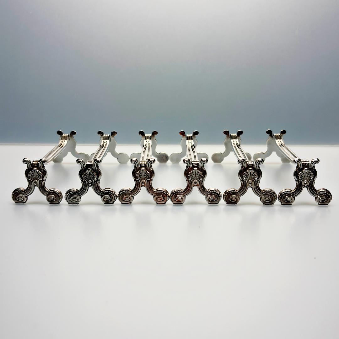 クリストフル ヴァンドーム アルカンシア ナイフレスト 6本セット 箸置き 仏製