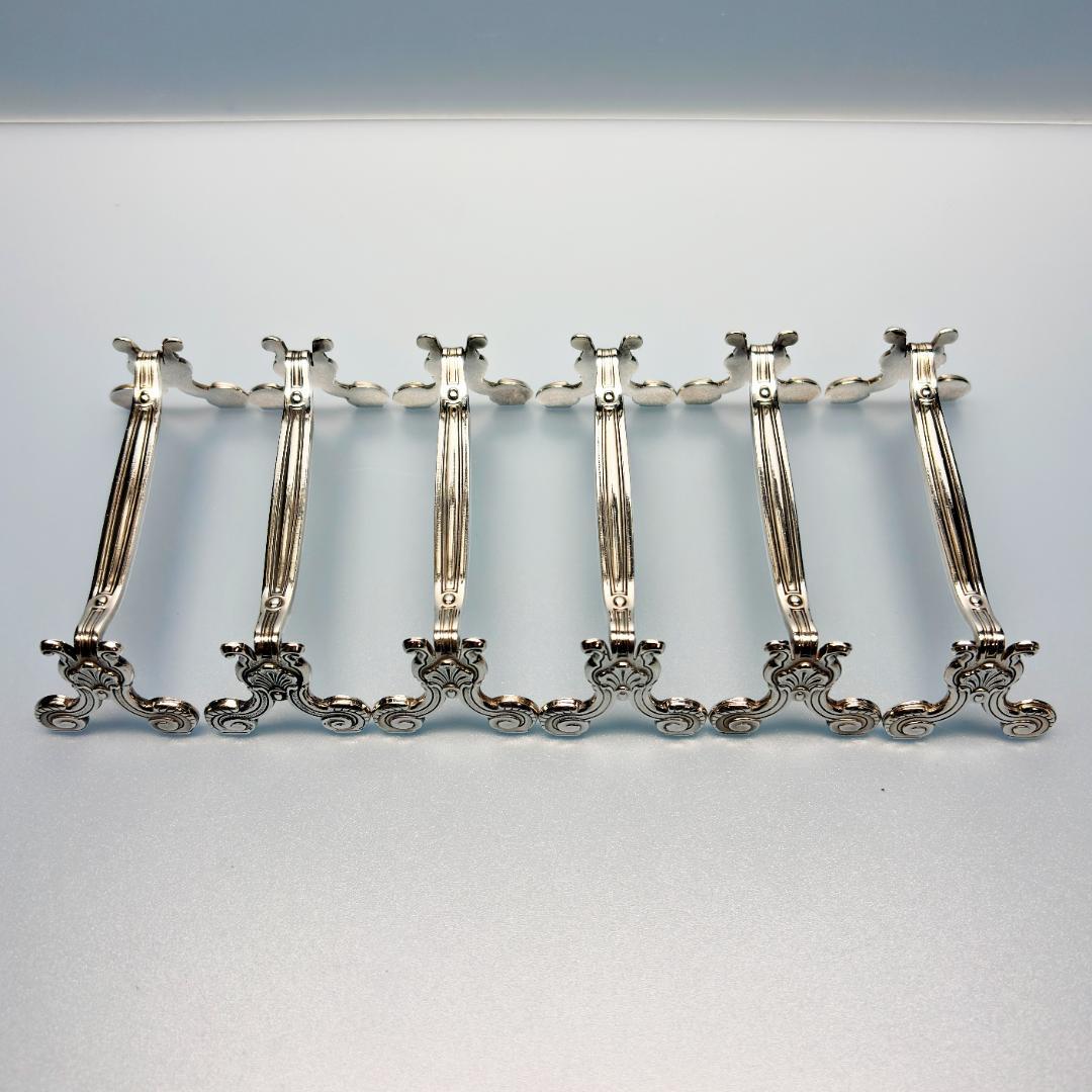 クリストフル ヴァンドーム アルカンシア ナイフレスト 6本セット 箸置き 仏製