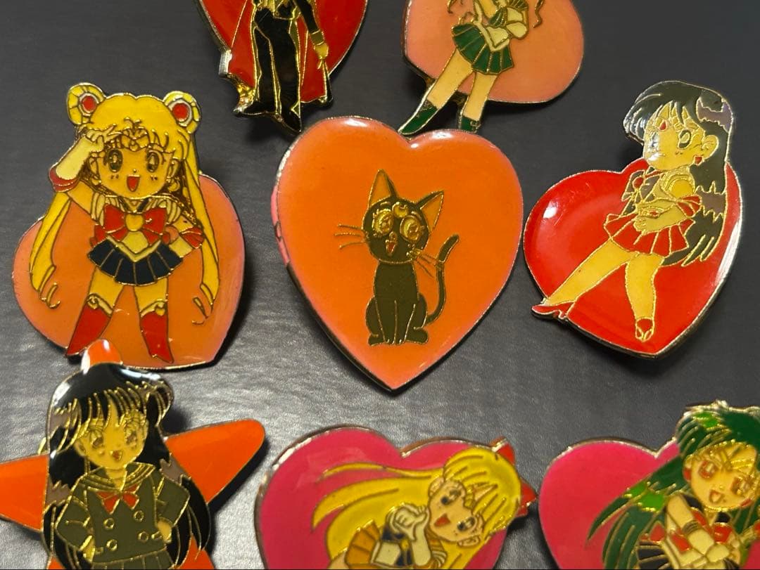 美少女戦士セーラームーン ピンバッジ セット 当時物 希少