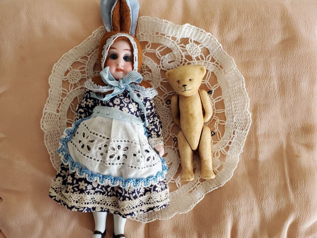 アンティーク　ビスクドール　くま