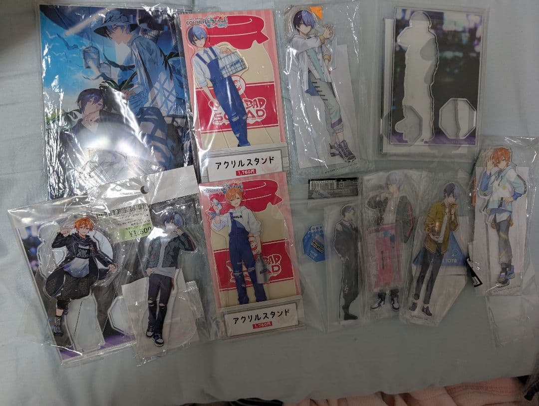 プロセカ　東雲彰人 青柳冬弥　白石杏　神代類アクスタ